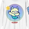 Gloomy Bear Capricorn Gloomy Crew Neck Long Sleeve White Unisex Adult Tee - 2 of 4