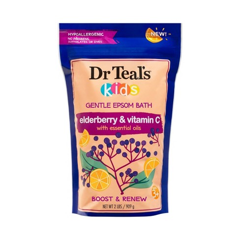 Dr Teal's Kids Elderberry & Vitamin C Pure Epsom Salt - 2lb - image 1 of 3