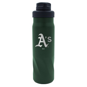 MLB Athletics 20oz Stainless Steel Water Bottle - 1 of 3