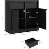CuisinSmart Sideboard Buffet Cabinet with Drawers, Large Coffee Cabinet with Storage, Modern Wood Buffet Cabinet for Kitchen Dining Room - 2 of 4