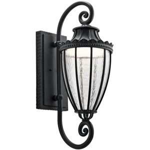 Kichler Wakefield 29 1/2" High Black LED Outdoor Wall Light - 1 of 1