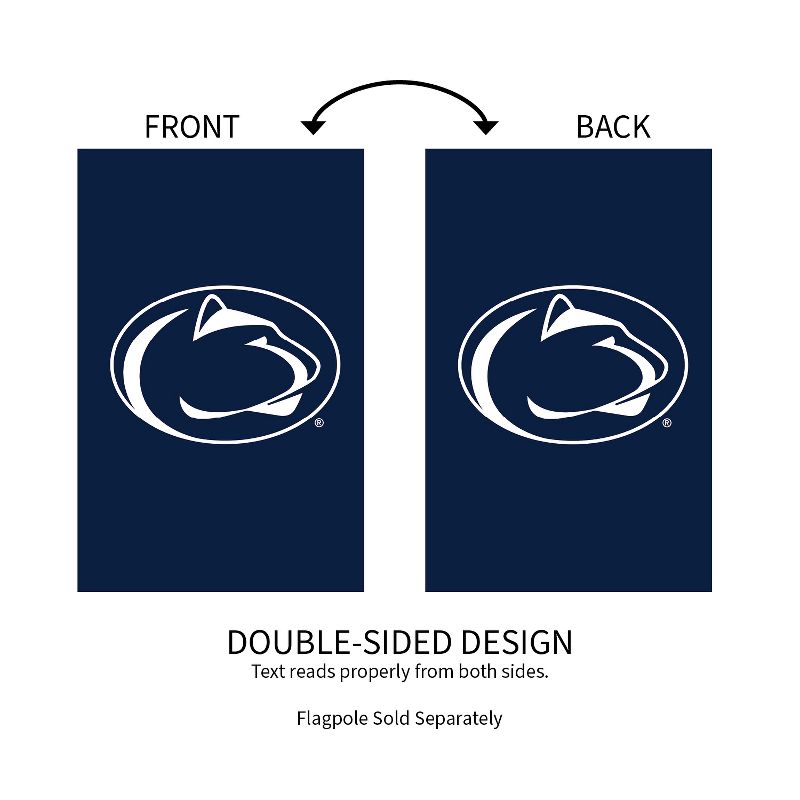 Evergreen Penn State House Applique Flag- 28 x 44 Inches Indoor Outdoor Sports Decor, 4 of 8