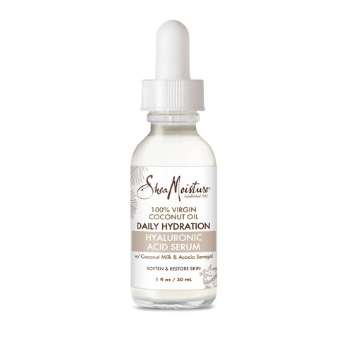 Sheamoisture 100 Virgin Coconut Oil Hyaluronic Acid Serum 1 Fl Oz Target