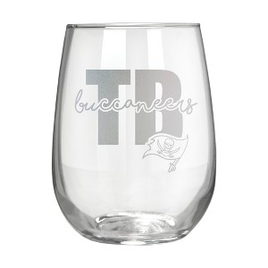 NFL Tampa Bay Buccaneers The Vino Stemless 17oz Wine Glass - Clear - 1 of 1