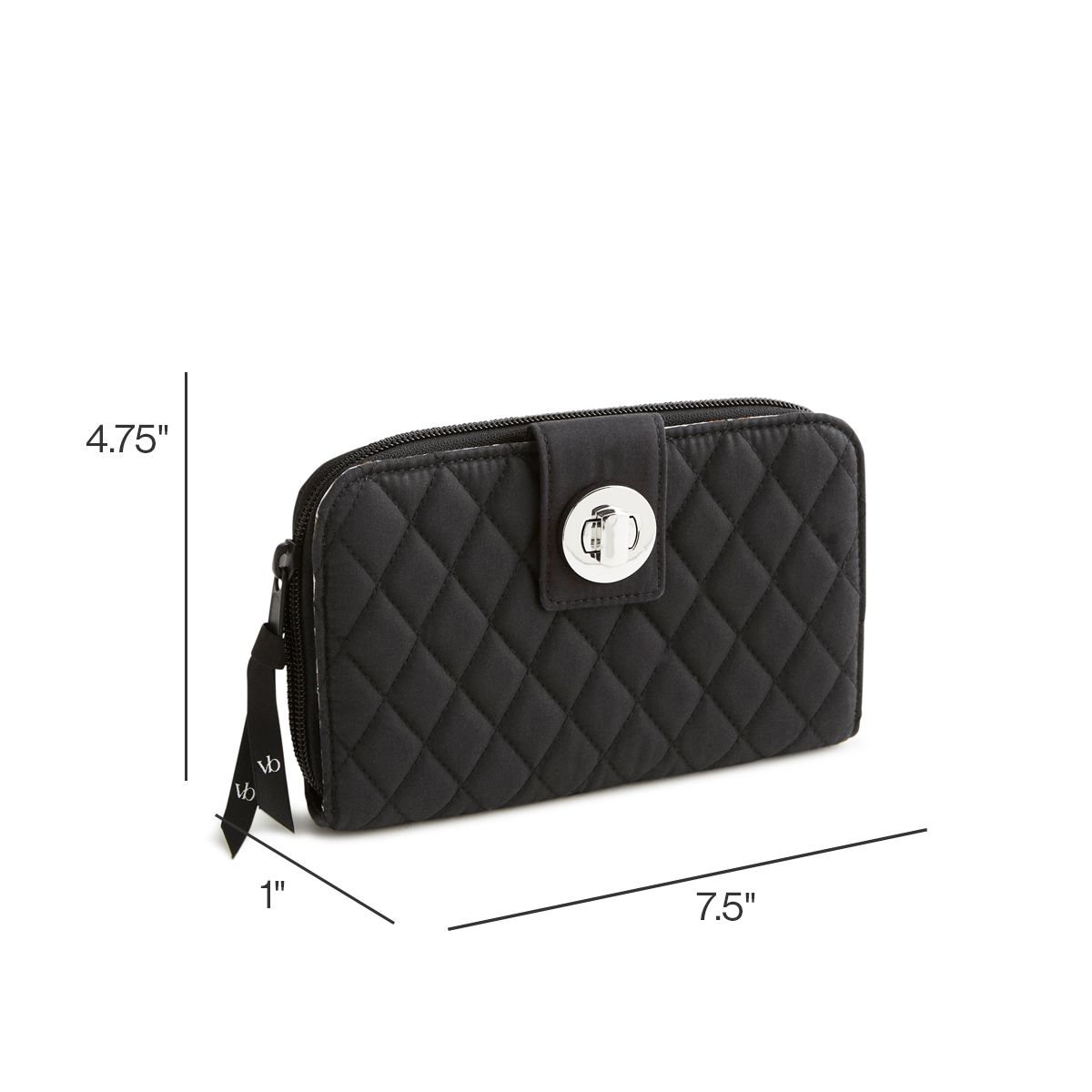 Vera Bradley Women's Outlet Cotton Essential Turnlock Wallet - thumbnail 7