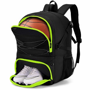 Generic Basketball Backpack Large Sports Bag for Men&Youth,Gym Bag with Separate Ball & Shoes Compartment,Travel Bag - 1 of 4