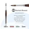 Borciani e Bonazzi Unico Synthetic Mongoose Artist Paint Brush - Series 800 Round - Size #16 - Watercolors, Oil & Acrylic Paint - Handcrafted in - 2 of 4