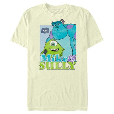 Monsters Inc Men's Mike and Sully Scarers Black T-Shirt