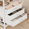 Aheaplus Corner Closet System with Drawers, Garment Rack - 3 of 4