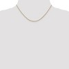 Black Bow Jewelry 1mm 14k Yellow Gold Solid Round Snake Chain Necklace - 2 of 4