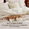 Cotton Duvet Cover Boho Textured Embroidery Jacquard Duvet Cover Set Soft and Breathable Bedding Set for All Seasons - 4 of 4
