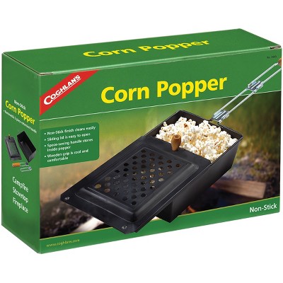 Coghlan's Corn Popper, Sliding Lid, Non-stick Popcorn Maker, Camping Outdoors