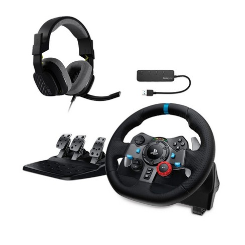 Logitech G29 Driving Force Racing Wheel And Floor Pedals With Headset  Bundle : Target
