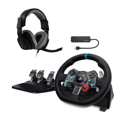  Logitech G29 Driving Force Racing Wheel and Floor