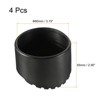 Unique Bargains Non Slip Round Rubber Ladder Accessories Protective Pads 4 Pcs - 2 of 3
