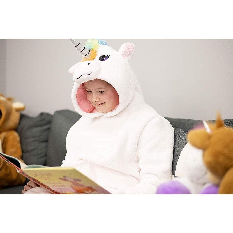 Plushible Snugible Unicorn Oversized Hooded Costume/Blanket Hoodie, 4 of 6