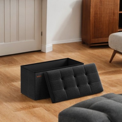 30" Storage Ottoman Bench, Ottoman with Storage, Ottoman Bench, Hold up to 660lb for Living Room
