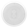 PYLE PWRC82 Dual 400 Watt 8 Inch 2 Way Indoor or Outdoor Waterproof Ceiling Woofer Speaker System with 8 Ohm Impedance, White (2 Pack) - 2 of 4