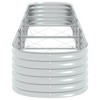 vidaXL Garden Raised Bed PP Anthracite 16.9"x16.9"x13.8" - 4 of 4