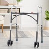 McKesson Bariatric Walker with Wheels, 500 lbs Capacity, 2 Count - 3 of 3