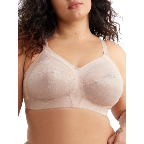 Goddess Women's Verity Lace Full Coverage Wire-Free Bra - GD700218 36J Fawn