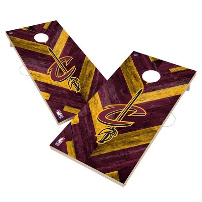 NBA Cleveland Cavaliers 2'x4' Solid Wood Cornhole Board