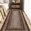 2x6 Washable Soft Modern Area Rugs For Bedroom Living room Kitchen Non Slip Floor Runner - 2 of 4