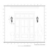 Livex Lighting Hamilton 3 - Light Wall Light in  Textured Black - 2 of 2