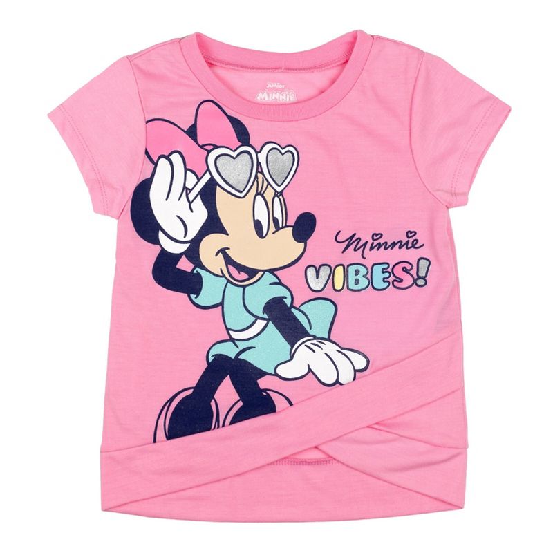 Disney Minnie Mouse T-Shirt and Leggings Outfit Set Infant to Big Kid, 5 of 8