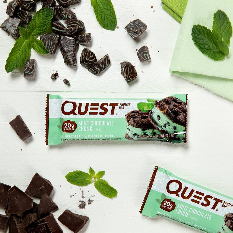 Quest Nutrition Protein Bar - Mint Chocolate Chunk, 4 of 8