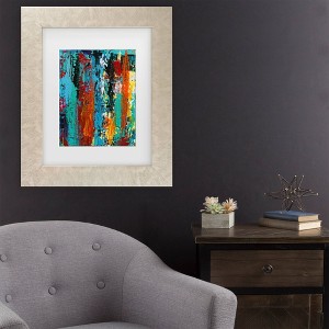 Trademark Fine Art Oliver Nolan Dripping I Matted Framed Art - 1 of 4