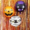 Spooky Central 15 Pieces Halloween Foil Balloons, Pumpkin, Mummy, and Bat (13 x 8 Inches) - image 3 of 4