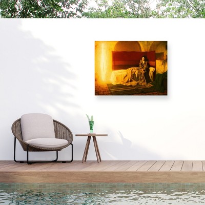 Trademark Fine Art - Henry Ossawa Tanner The Annunciation Matted Framed Art