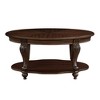 Dexmalle 2-Tier Solid Wood coffee table with Open Storage Shelf - 4 of 4