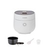 Cuckoo 6-Cup Micom Rice Cooker and Warmer White: 13 Settings, Automatic Keep Warm, Timer, Dishwasher-Safe Parts - image 2 of 4