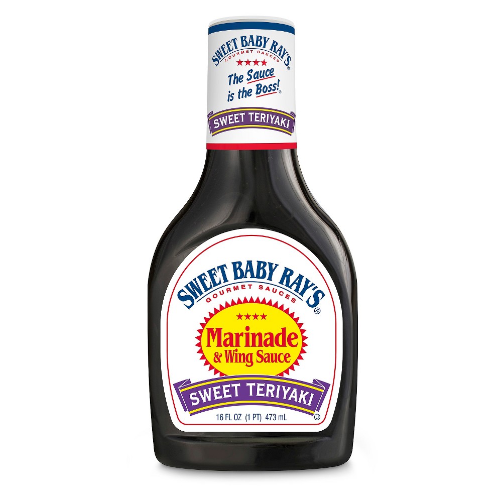 UPC 013409128411 - Sweet Baby Ray's Sweet Teriyaki Marinade & Wing Sauce - 16oz | upcitemdb.com