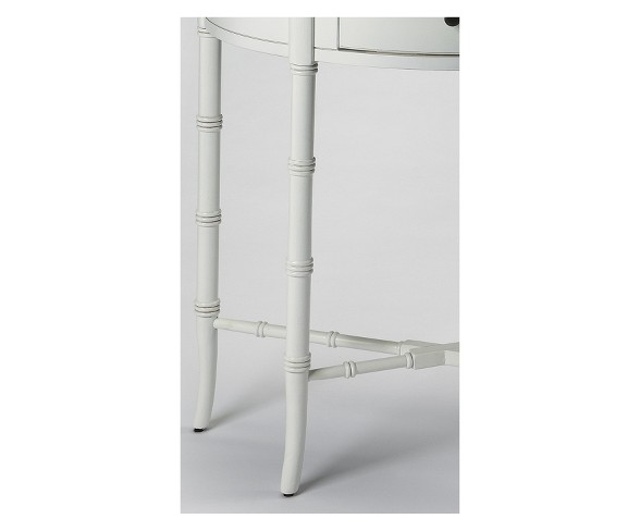 Butler Specialty Skilling Demilune Console Table Glossy White