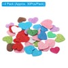 Unique Bargains Colored Heart Self-Adhesive Glitters Home Decor Card DIY Foam Stickers - 2 of 4