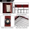 VINGLI Free Standing Pet Gates for Dogs, 37"-68" Width Adjustable Dog Fence, Wooden Dog Gates for Doorways and Stairs - 3 of 4
