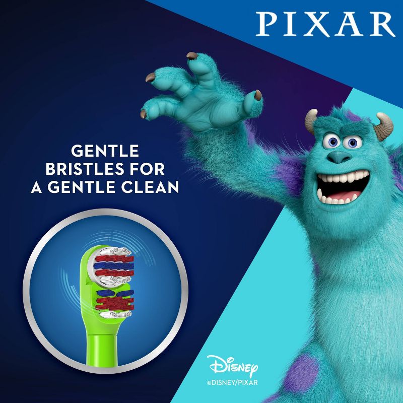 Oral-B Kids&#39; Battery Toothbrush featuring PIXAR favorites Soft Bristles for Kids 3+, 4 of 11