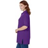 Woman Within Elbow-Sleeve Polo Tunic - 4 of 4