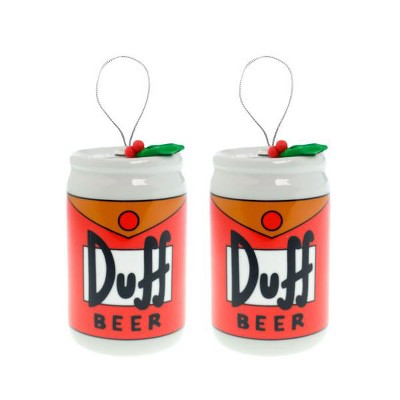 The Simpsons Duff Beer Id Badge Holder Key Lanyard White : Target