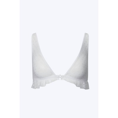 Women's COUCOU LOLA SIDE RUFFLE BRALETTE - ONLY HEARTS