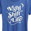 Women's - Instant Message - Night Shift Life Short Sleeve Graphic T-Shirt - 2 of 4