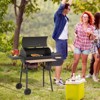 VisioGear Outdoor Grills, 48" Portable BBQ Grill and Offset Smoker Combo with Wheels for Backyard, 48.75"*20.75"*41" - 2 of 4