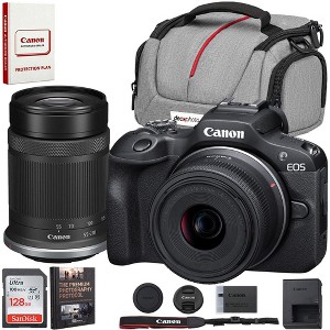 Canon EOS R100 Camera with RF-S 18-45mm F4.5-6.3 & RF-S 55-210mm