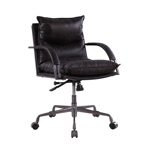 Haggar Executive Top Grain Leather, Top Grain Leather Ergonomic Chair