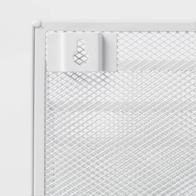 Mesh Hanging File Sorter with Keyholes White - Brightroom&#8482;, 4 of 7