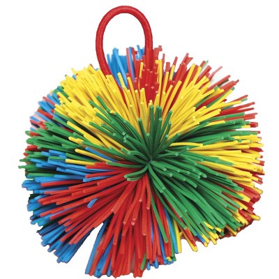 Sportime Rub-R-String Ball, 4-1/2 Inches, Multicolored