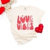 Simply Sage Market Women's Love Vibes Stars Short Sleeve Garment Dyed Tee - 3 of 4